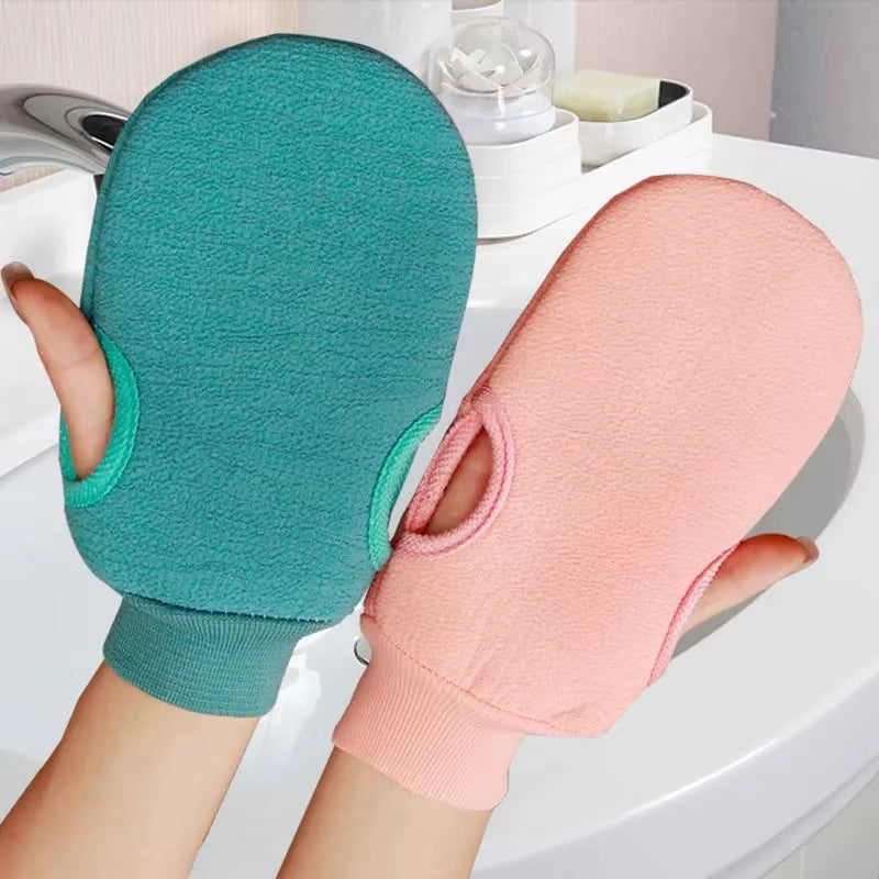 1PC Bath for Peeling Exfoliating Body Cleaning Scrub Mitt Rub Dead Skin Gloves for Shower Body Brush Towel SPA Foam Body Massage